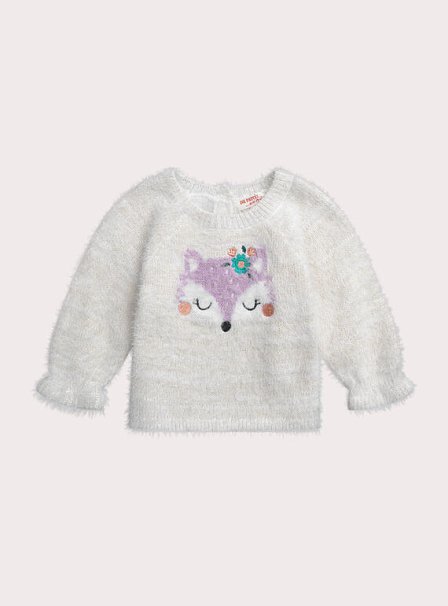 Βρεφικό Πουλόβερ για Κορίτσια Fluffy Fox