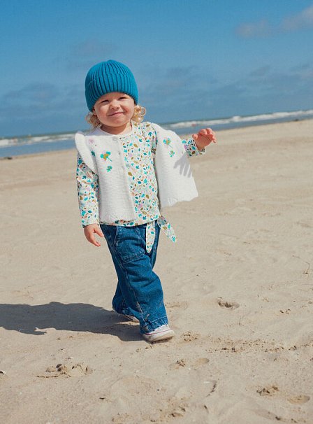 Βρεφική Μπλούζα για Κορίτσια Fox Pattern