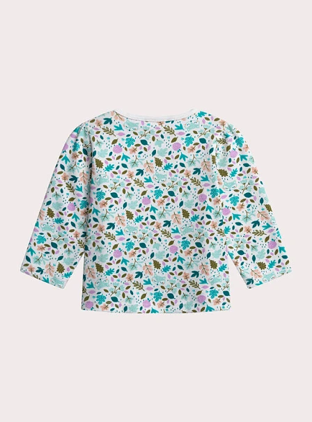 Βρεφική Μπλούζα για Κορίτσια Fox Pattern