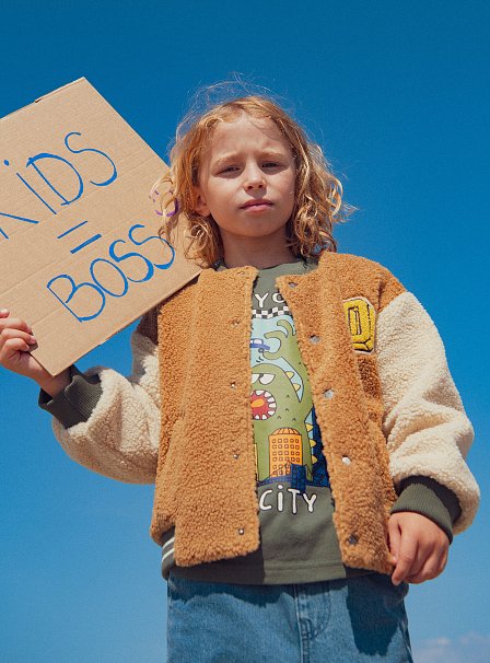 Παιδική Ζακέτα για Αγόρια College Bomber