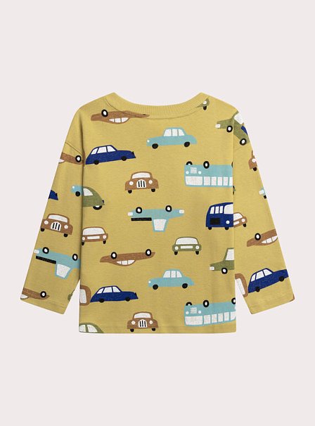 Παιδική Μπλούζα για Αγόρια Yellow Cars