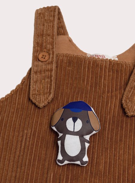 Βρεφική Σαλοπέτα για Αγόρια Corduroy Puppy