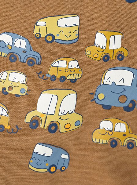 Βρεφικό Φούτερ για Αγόρια Brown Cars