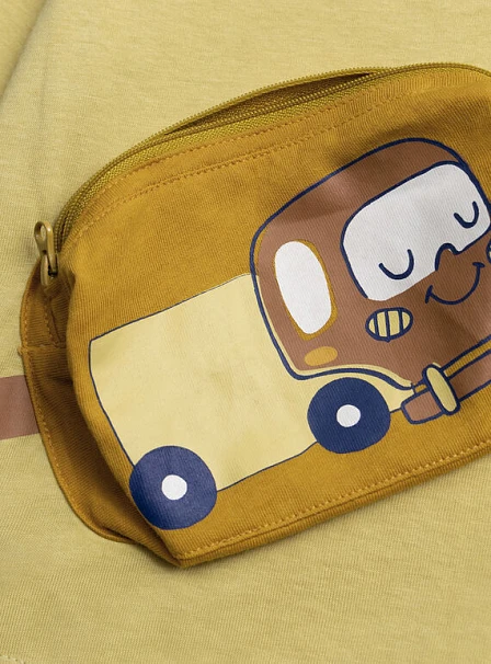 Βρεφική Μπλούζα για Αγόρια Yellow Illusion