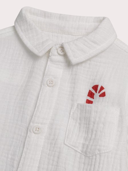 Βρεφικό Πουκάμισο για Αγόρια Candy Cane