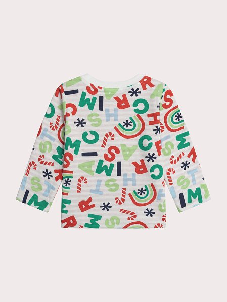 Βρεφική Μπλούζα για Αγόρια Stripped Christmas - 2 σε 1