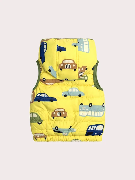 Βρεφικό Αμάνικο Μπουφάν για Αγόρια Olive Cars - 2 σε 1