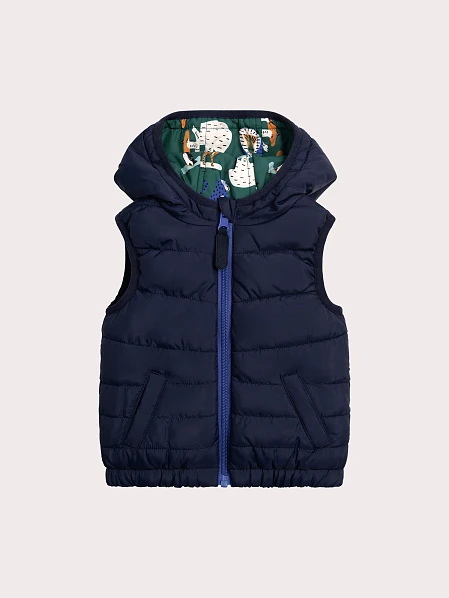 Βρεφικό Αμάνικο Μπουφάν για Αγόρια Navy Arctic - 2 σε 1