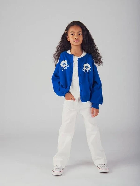 Παιδικό Παντελόνι για Κορίτσια White Flare