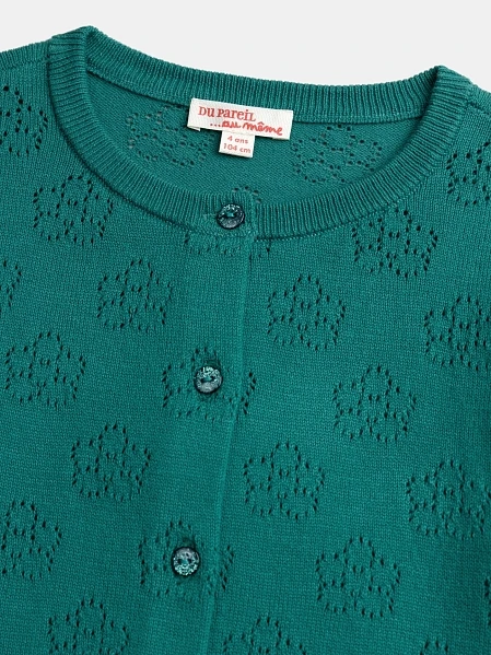 Παιδική Ζακέτα για Κορίτσια Emerald Flowers