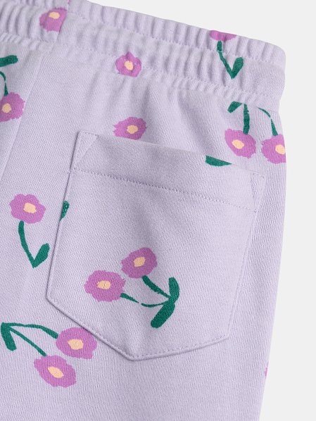 Παιδικό Παντελόνι Φόρμας για Κορίτσια Lilac Flowers