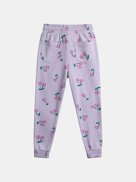 Παιδικό Παντελόνι Φόρμας για Κορίτσια Lilac Flowers