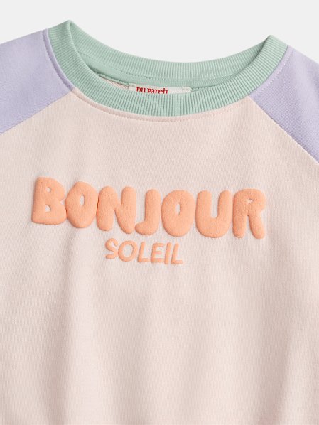 Παιδικό Φούτερ για Κορίτσια Bonjour Soleil