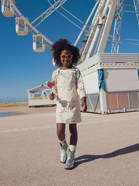 Παιδικό Φόρεμα για Κορίτσια White Dungaree