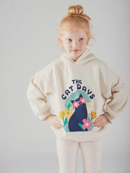 Παιδικό Φούτερ για Κορίτσια Cat Days