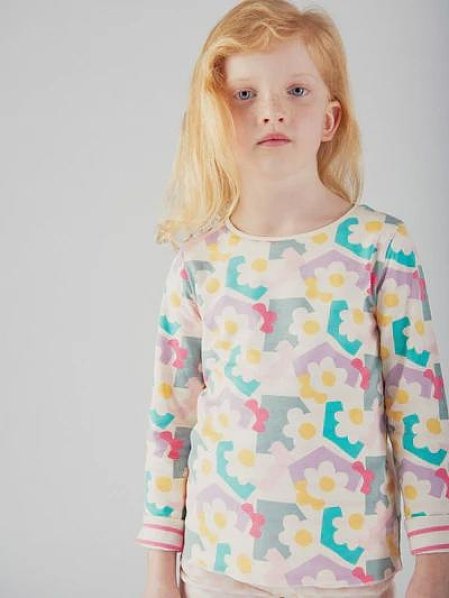 Παιδική Μπλούζα για Κορίτσια Stripped Abstract - 2 σε 1