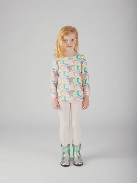 Παιδική Μπλούζα για Κορίτσια Stripped Abstract - 2 σε 1