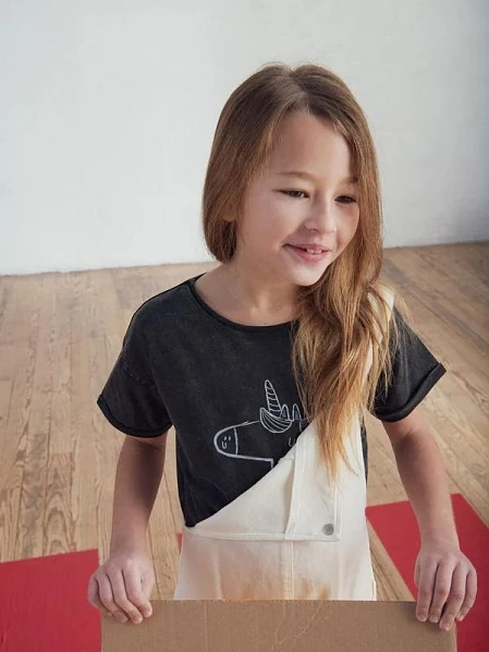 Παιδική Κοντομάνικη Μπλούζα για Κορίτσια ZAPHITI