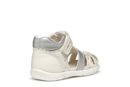 Βρεφικά Παπούτσια Geox Sandal Zapito Full για Κορίτσια Silver Bows (Μεγέθη 19-26)