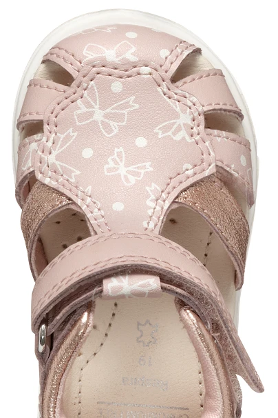 Βρεφικά Παπούτσια Geox Sandal Zapito Full για Κορίτσια Pink Bows (Μεγέθη 19-26)