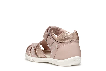 Βρεφικά Παπούτσια Geox Sandal Zapito Full για Κορίτσια Pink Bows (Μεγέθη 19-26)