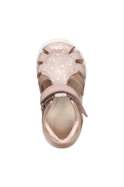Βρεφικά Παπούτσια Geox Sandal Zapito Full για Κορίτσια Pink Bows (Μεγέθη 19-26)