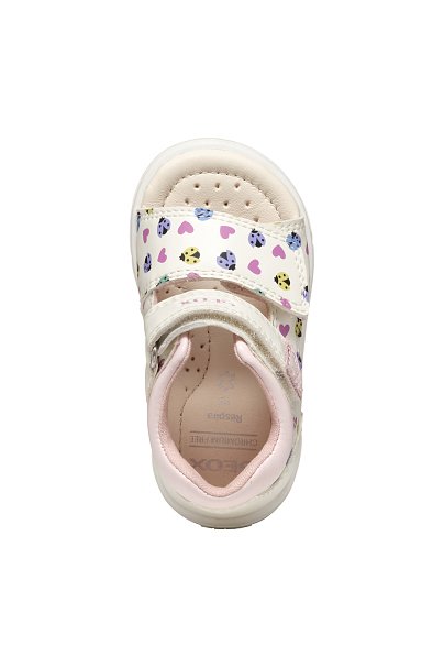 Βρεφικά Παπούτσια Geox Sandal Zapito για Κορίτσια White Ladybugs (Μεγέθη 20-26)