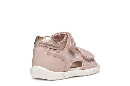 Βρεφικά Παπούτσια Geox Sandal Zapito Full για Κορίτσια Pink Bows (Μεγέθη 20-26)