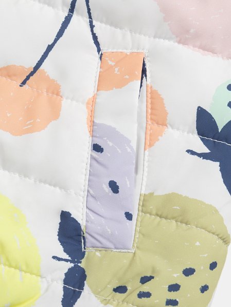 Παιδικό Αμάνικο Μπουφάν για Κορίτσια Pastel Fruits - 2 σε 1