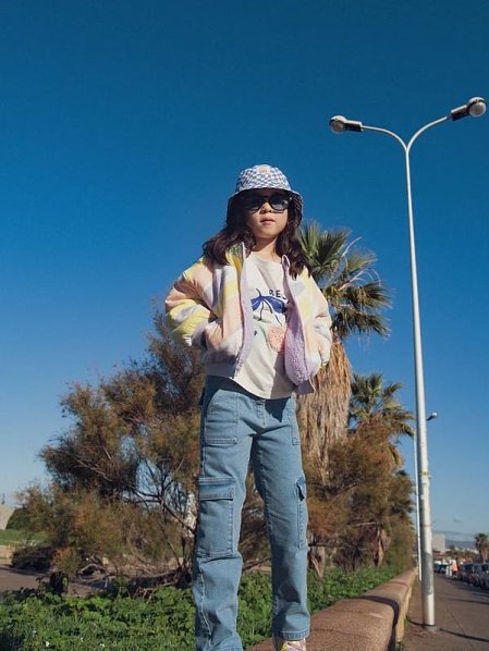 Παιδικό Παντελόνι για Κορίτσια Denim Cargo