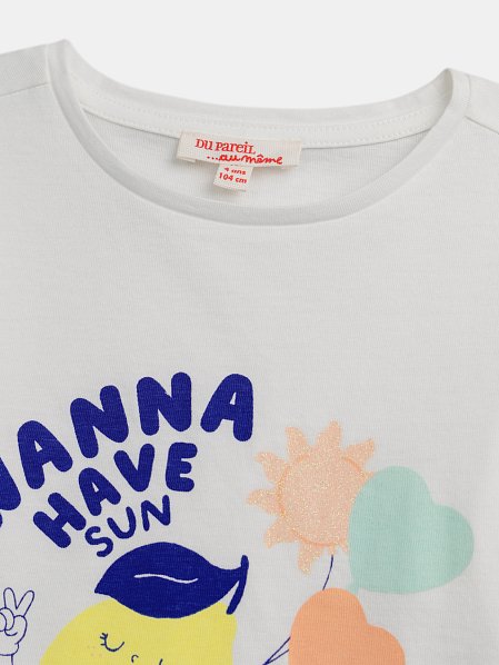 Παιδική Μπλούζα για Κορίτσια Lemon Sun