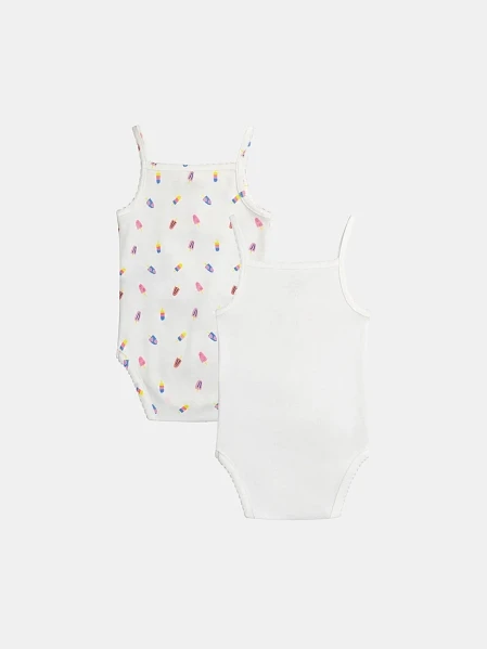 Σετ Βρεφικά Φορμάκια για Κορίτσια Sweet Ice Cream 2 τμχ