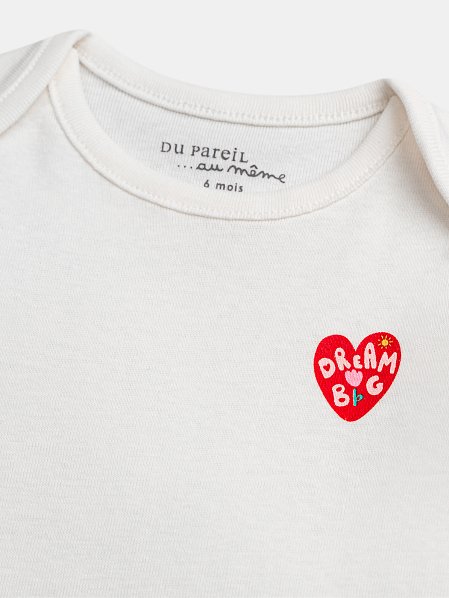 Σετ Βρεφικά Κορμάκια για Κορίτσια Dream Big  5τμχ