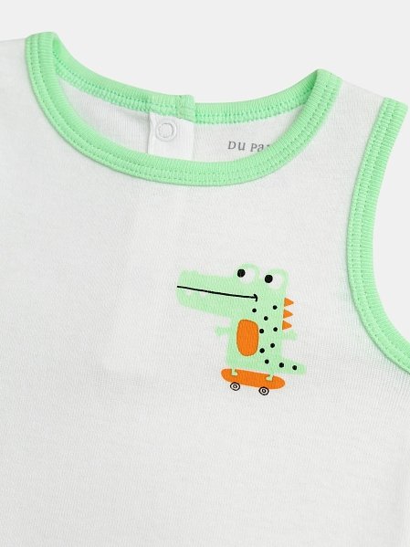 Σετ Βρεφικά Φορμάκια για Αγόρια Dino Fun 2τμχ