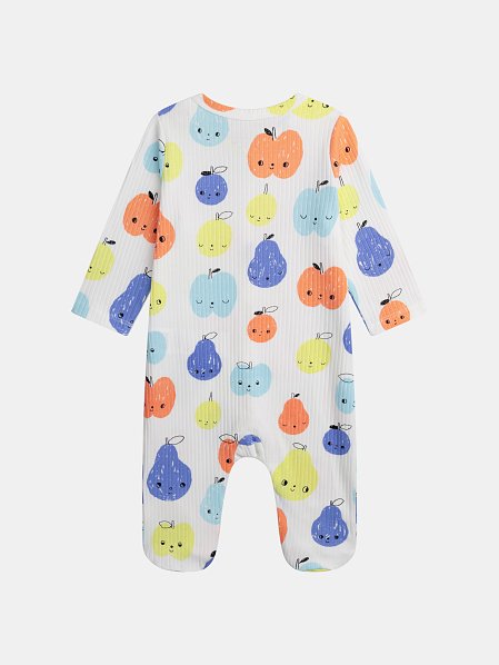Βρεφική Ολόσωμη Πιτζάμα για Αγόρια Happy Fruits