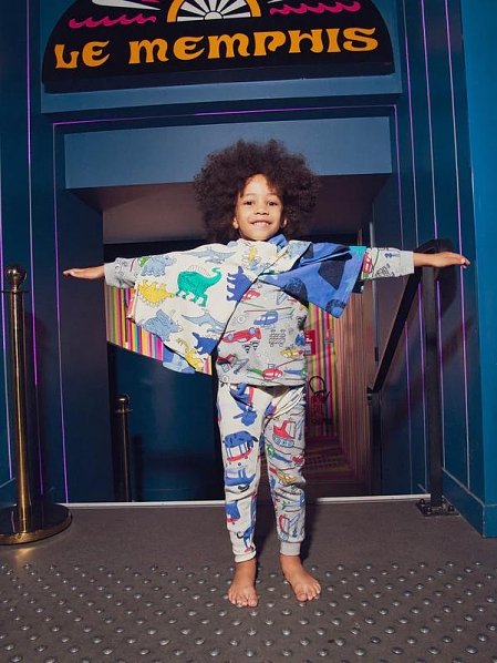 Σετ Παιδικές Πιτζάμες για Αγόρια Grey Traffic