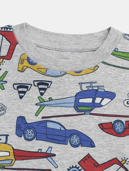 Σετ Παιδικές Πιτζάμες για Αγόρια Grey Traffic