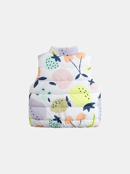 Βρεφικό Αμάνικο Μπουφάν για Κορίτσια Pastel Fruits - 2 σε 1