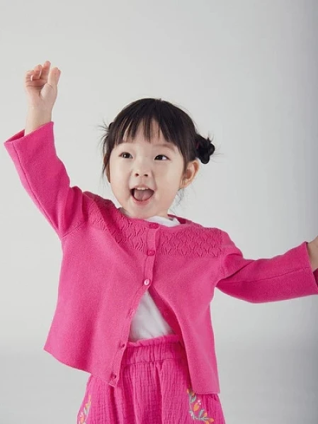 Βρεφική Ζακέτα για Κορίτσια Hot Pink