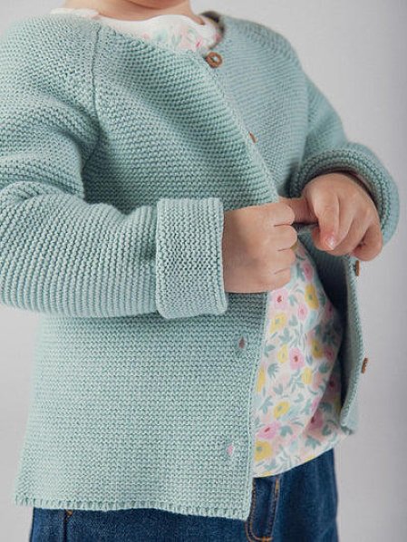 Βρεφική Ζακέτα για Κορίτσια Knit Mint