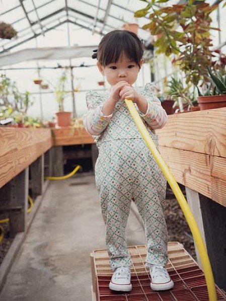 Βρεφική Μπλούζα για Κορίτσια Stripped Spring - 2 σε 1