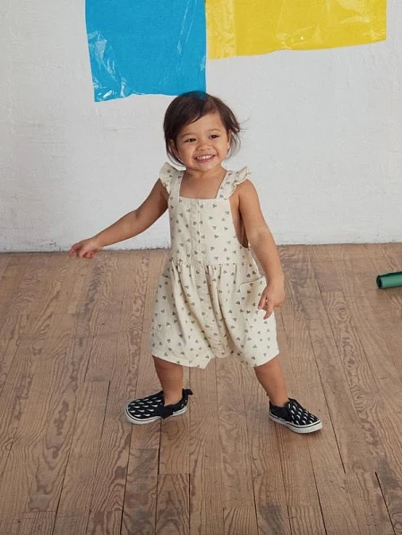 Βρεφική Σαλοπέτα για Κορίτσια Beige Hearts