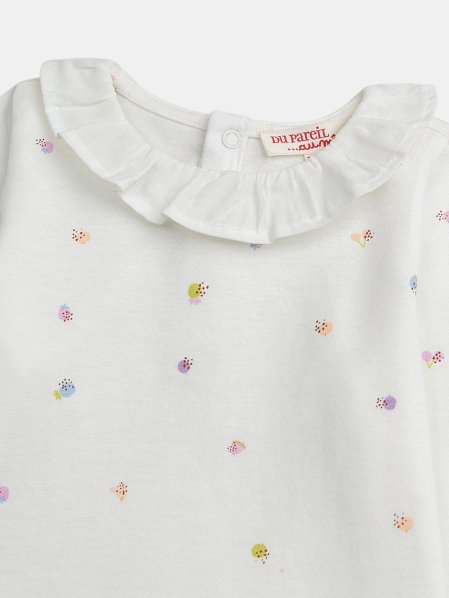 Βρεφική Μπλούζα για Κορίτσια Romantic White