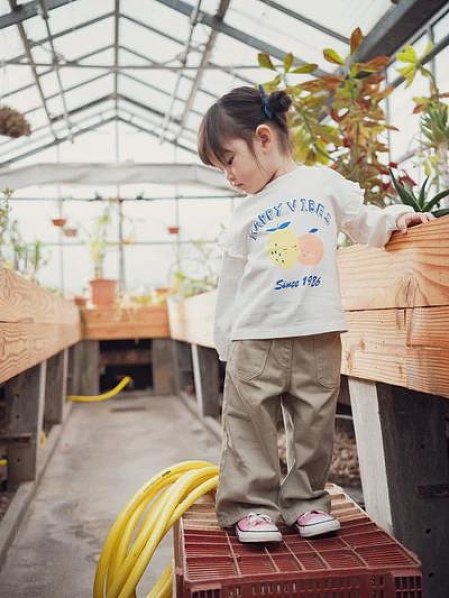 Βρεφικό Παντελόνι για Κορίτσια Soft Chaki