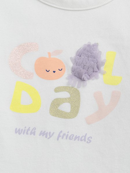 Βρεφική Μπλούζα για Κορίτσια Cool Day