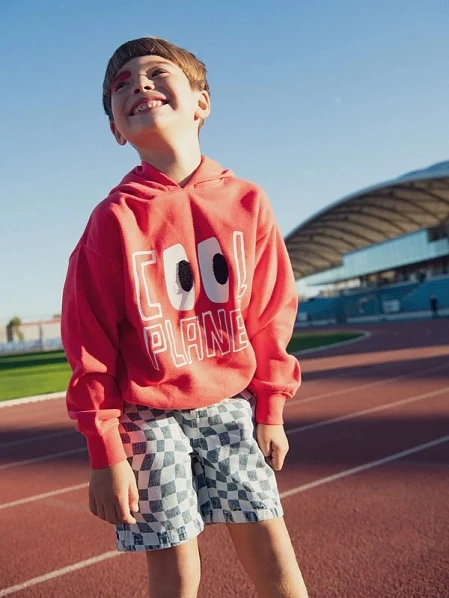 Παιδικό Σορτς για Αγόρια Denim Checkerboard