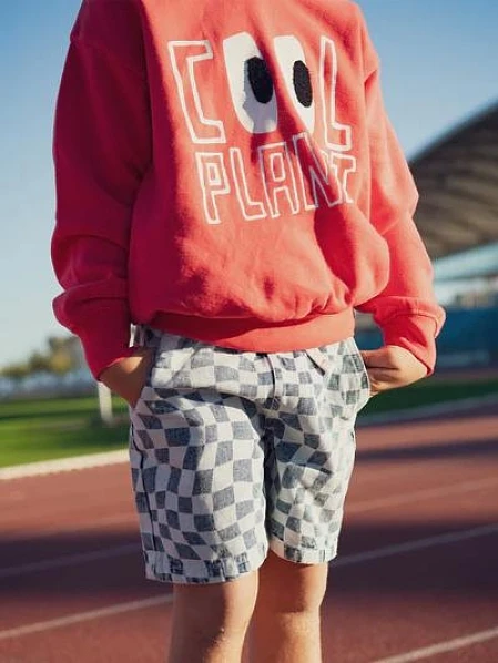 Παιδικό Σορτς για Αγόρια Denim Checkerboard