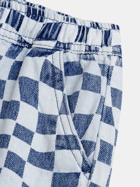 Παιδικό Σορτς για Αγόρια Denim Checkerboard