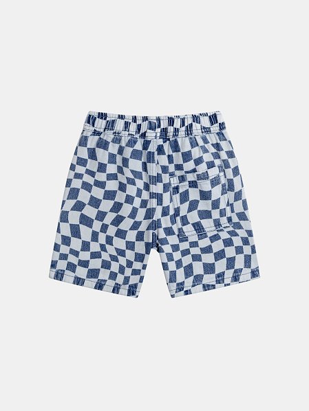Παιδικό Σορτς για Αγόρια Denim Checkerboard