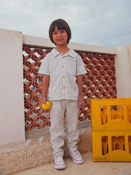 Παιδικό Παντελόνι για Αγόρια Striped Day